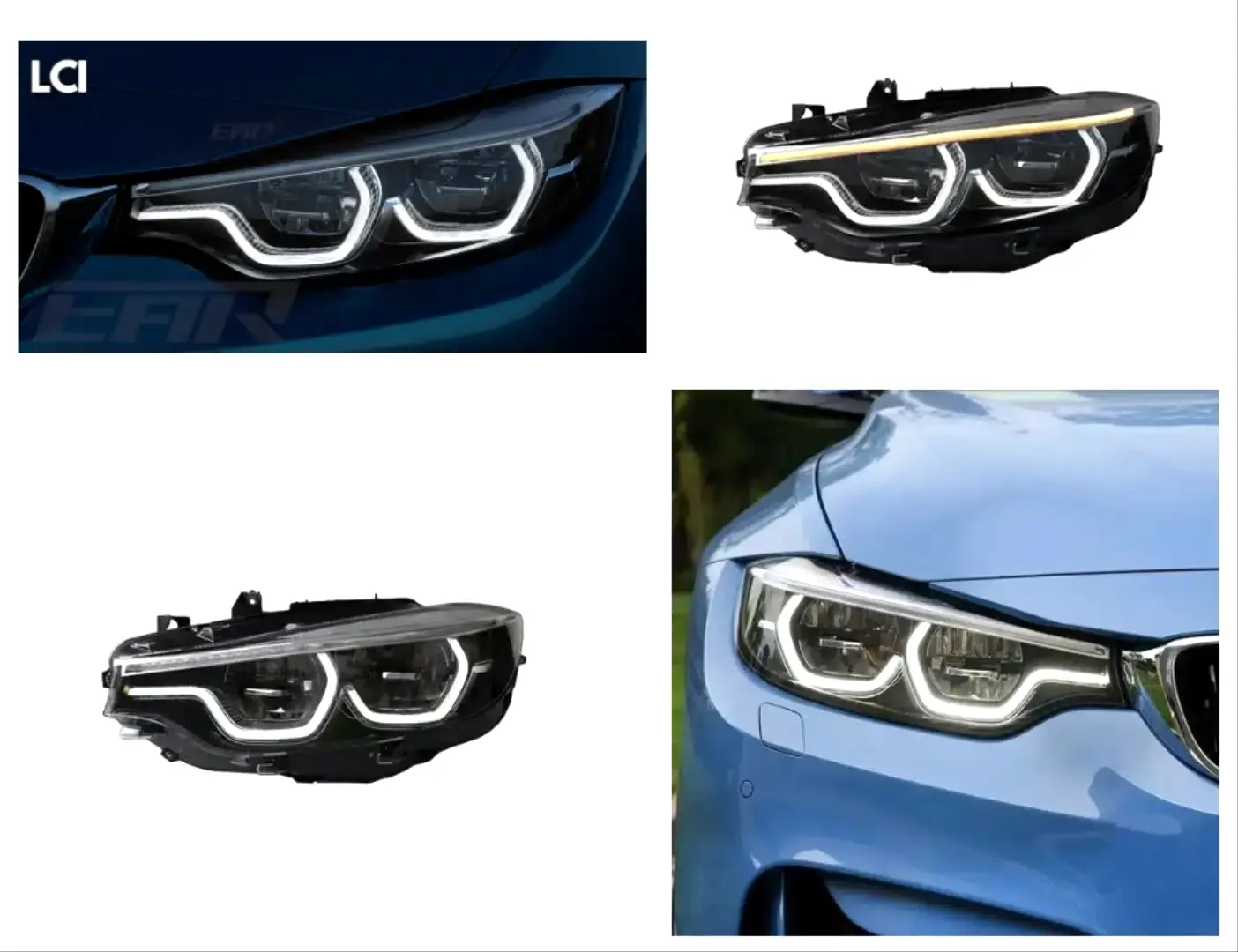 4 SERİSİ F32/F36 LCI 2016-2018 İÇİN LED FAR (13-15 için yazılım ve soket değişimi ile takılabilir)
